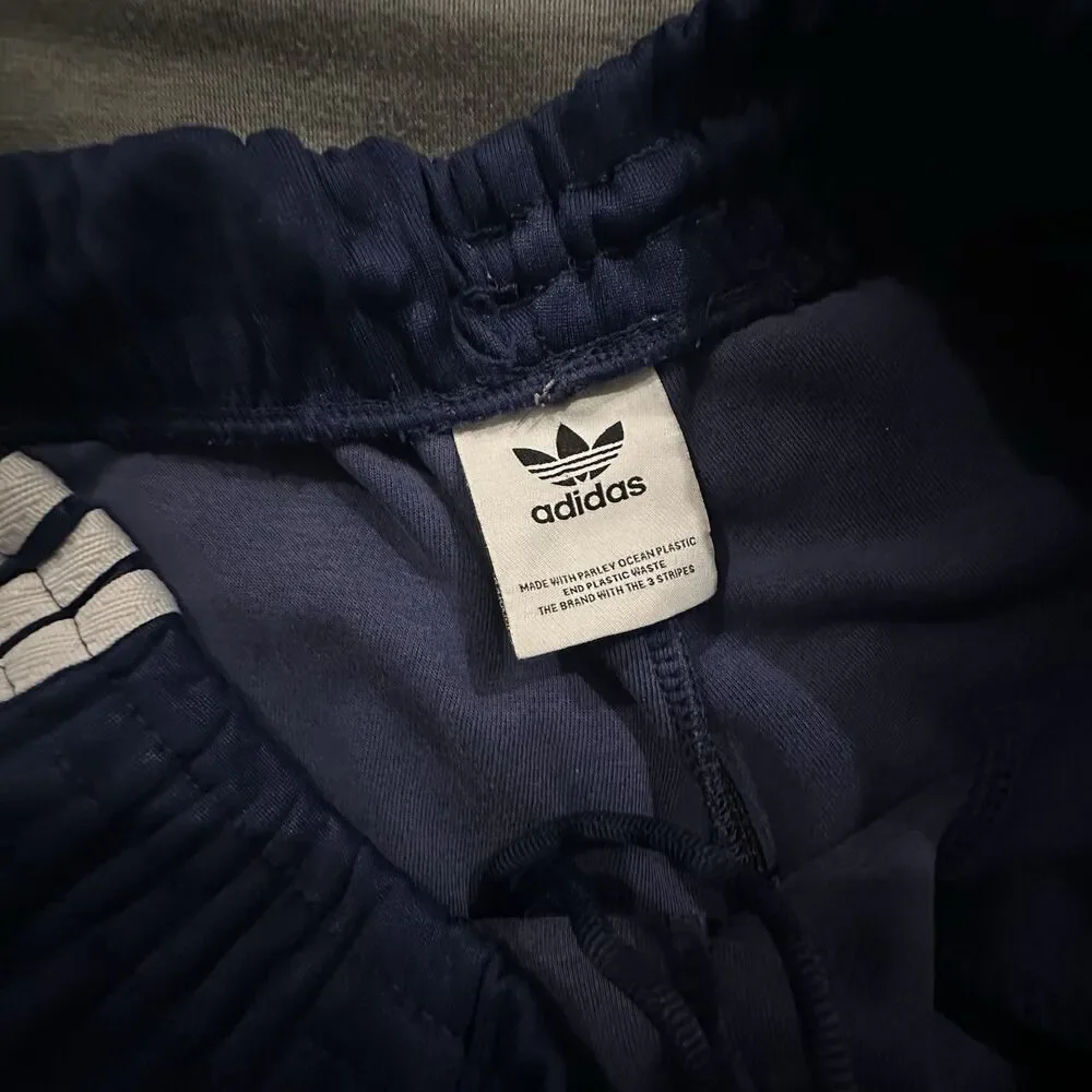 Adidas Originals Trefoil Joggers Mens M Blue Adicolor Superstar SST Track Stripe